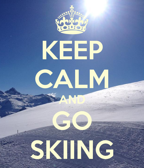 Slikovni rezultat za keep calm and ski